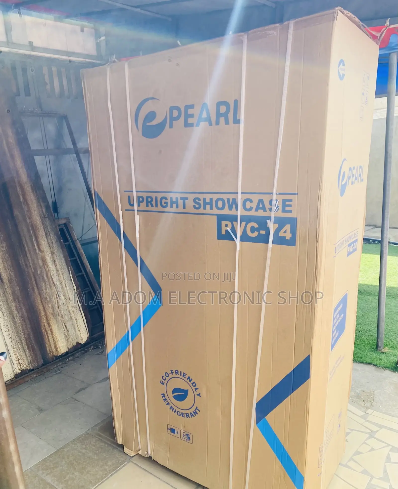 Long Lasting Pearl PVC-74 ,568 Litres 2door Beverage Cooler