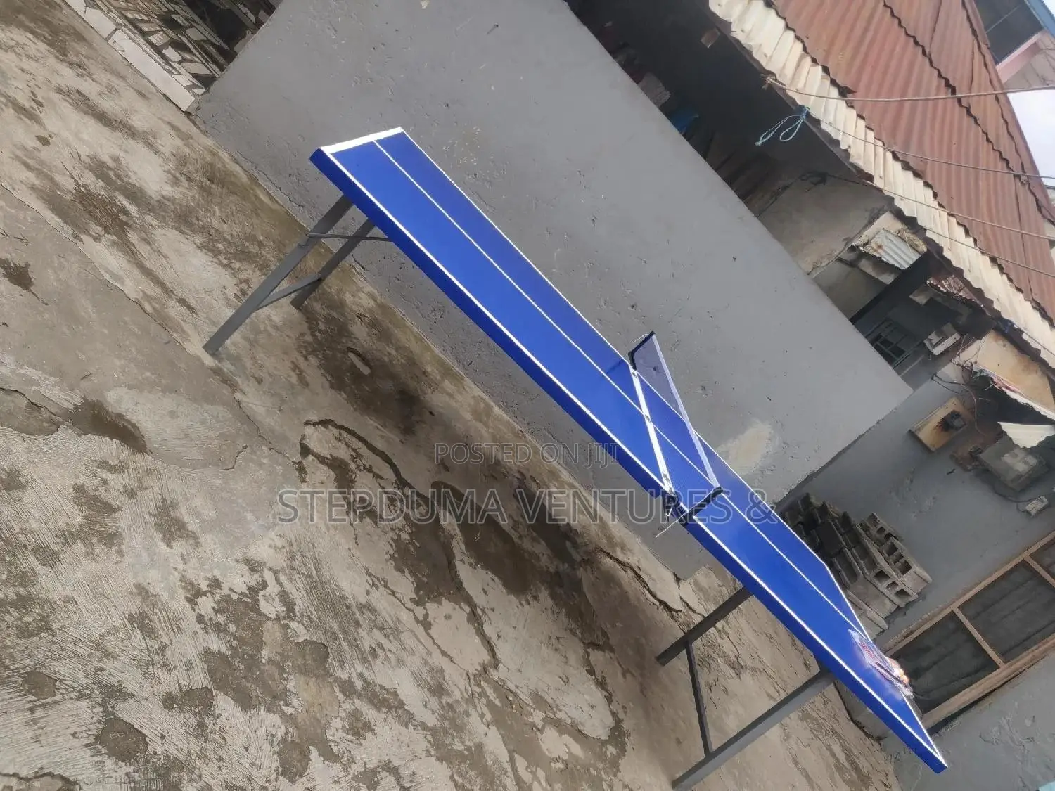 Table Tennis Board With Adjustable Metal Legs