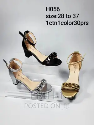 Kids Girls Sandals High Heel