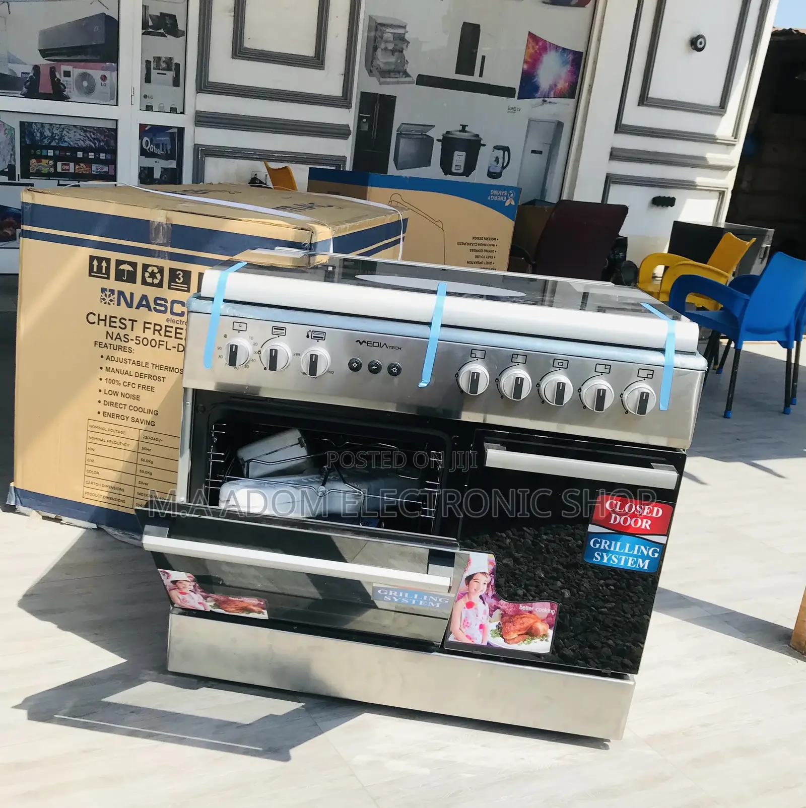 Nicely Designed Midea 60x60 4 Gas Burner With Oven/Grill 