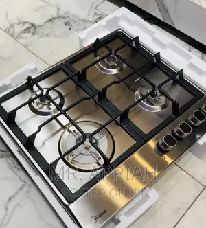 Fabulous Midea 4 Gas Built-in Burner(60x51cm)60G40ME,Gray.