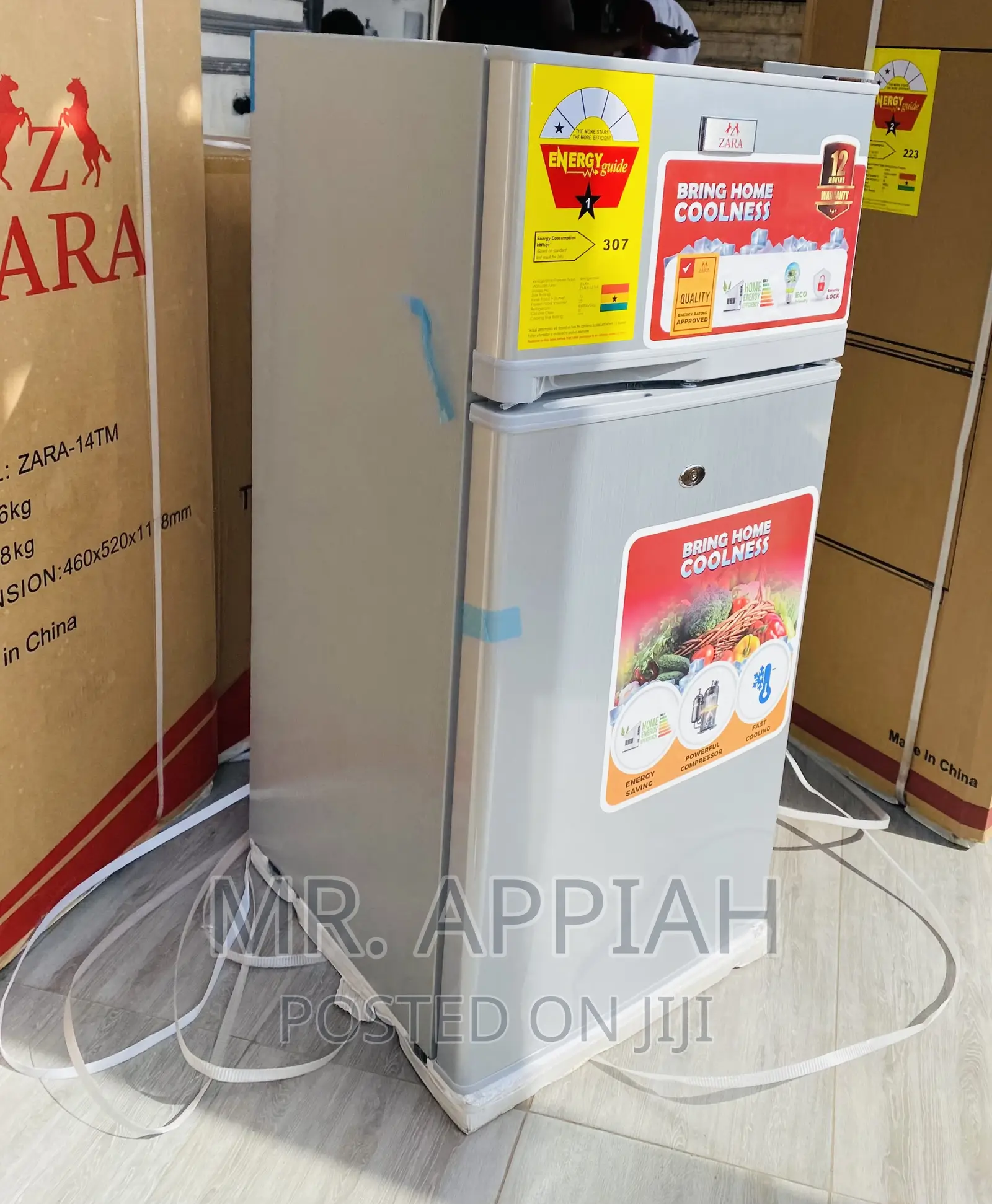 Super Chilling Zara 12TM Double Door Refrigerator(Silver).