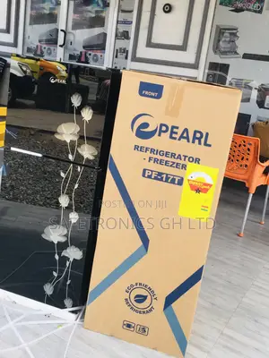 Grab Topfreezer Black Glass PF-17T Doubledoor Pearl Fridge