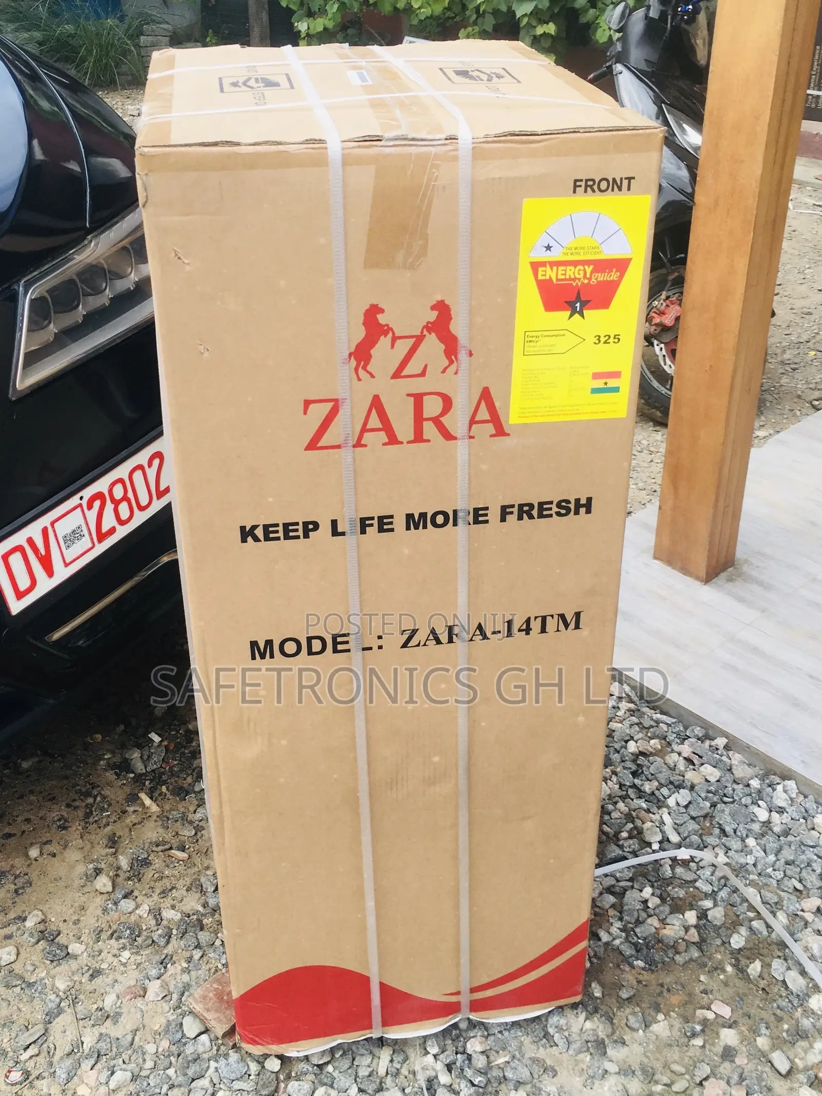 Zara-14tm Doubledoor Gray Topfreezer Fridge 