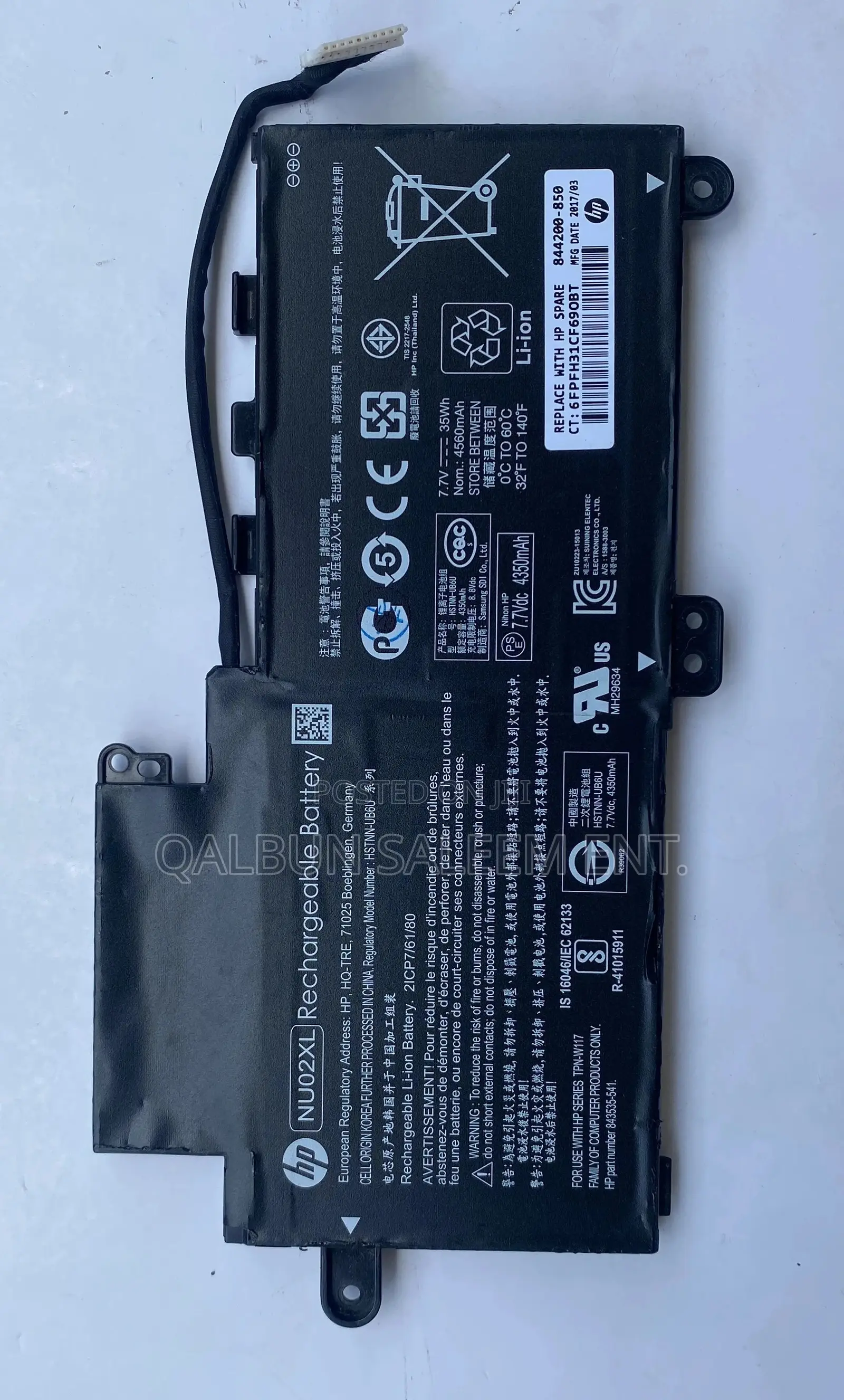 HP NU02XL Laptop Battery for Pavillion X360 M1 M1-U M1u001dx