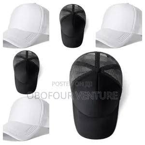 Photo - Mens Half Mesh Adjustable Trucker Cap Baseball Hat