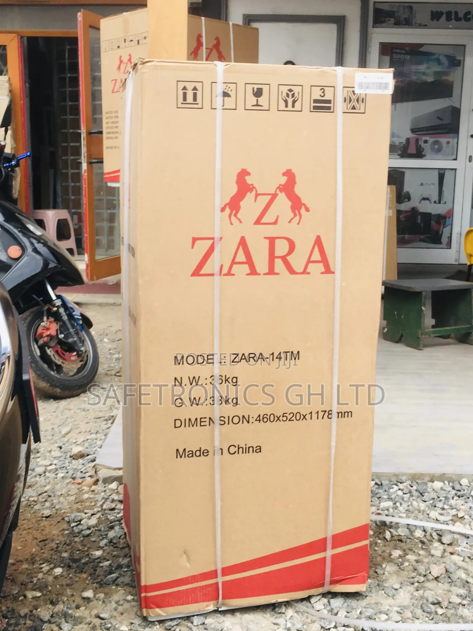 Topfreezer Zara-14tm Gray Reliable Doubledoor Fridge