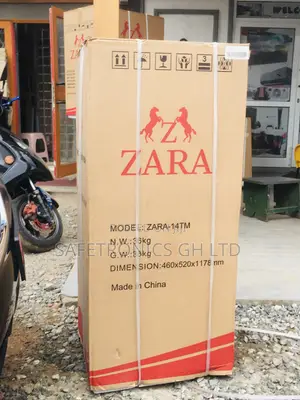 Topfreezer Zara-14tm Gray Reliable Doubledoor Fridge