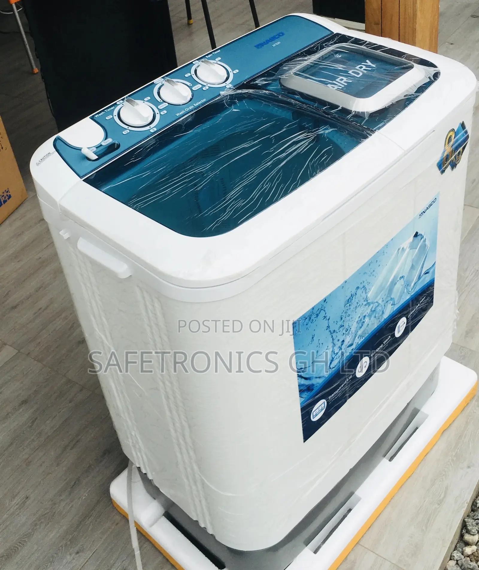 Nasco Topload Washingmachine 8kg Semiautomatic Twintub 