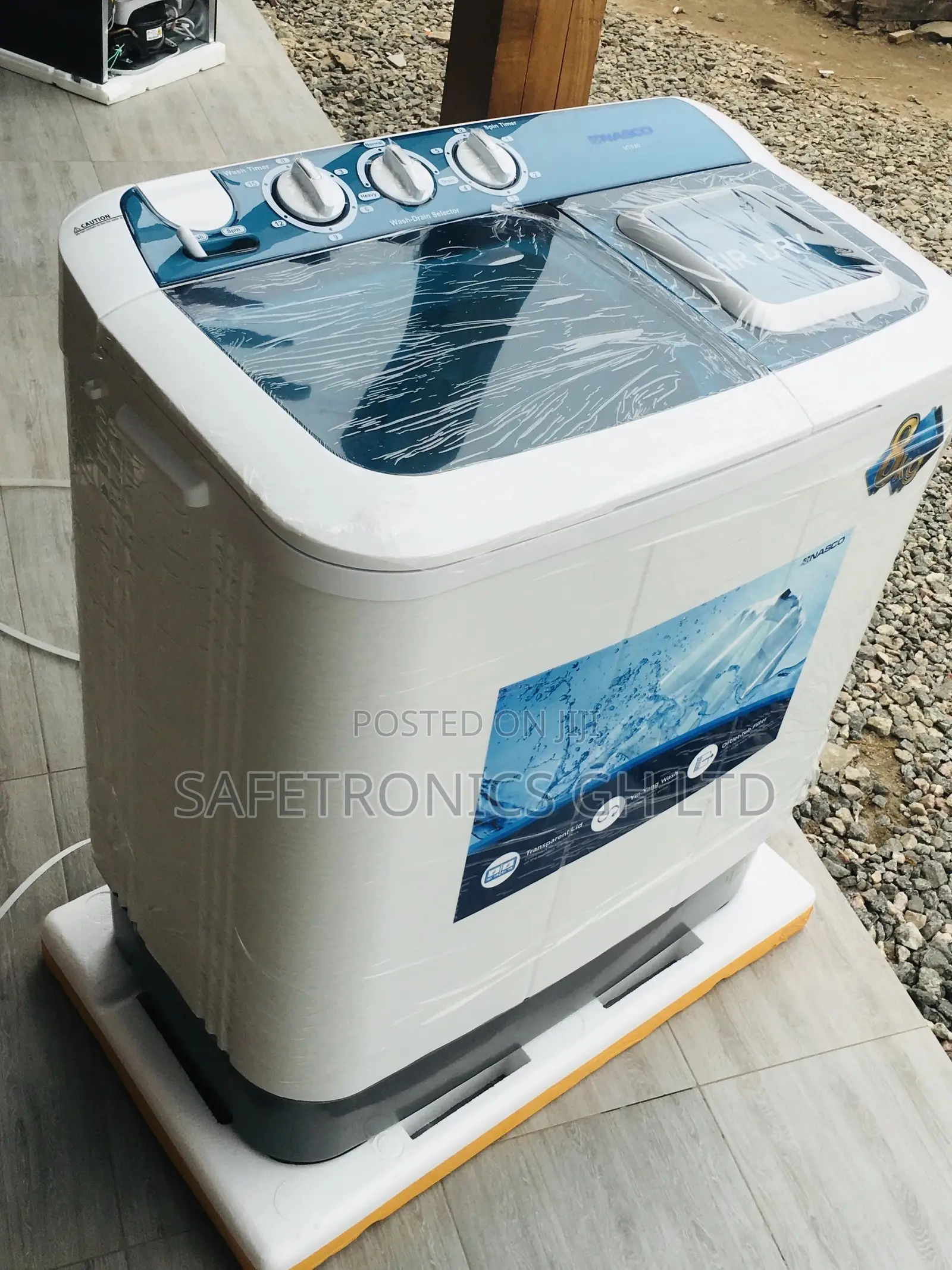 Washingmachine Twintub Topload 8kg Nasco Semiautomatic