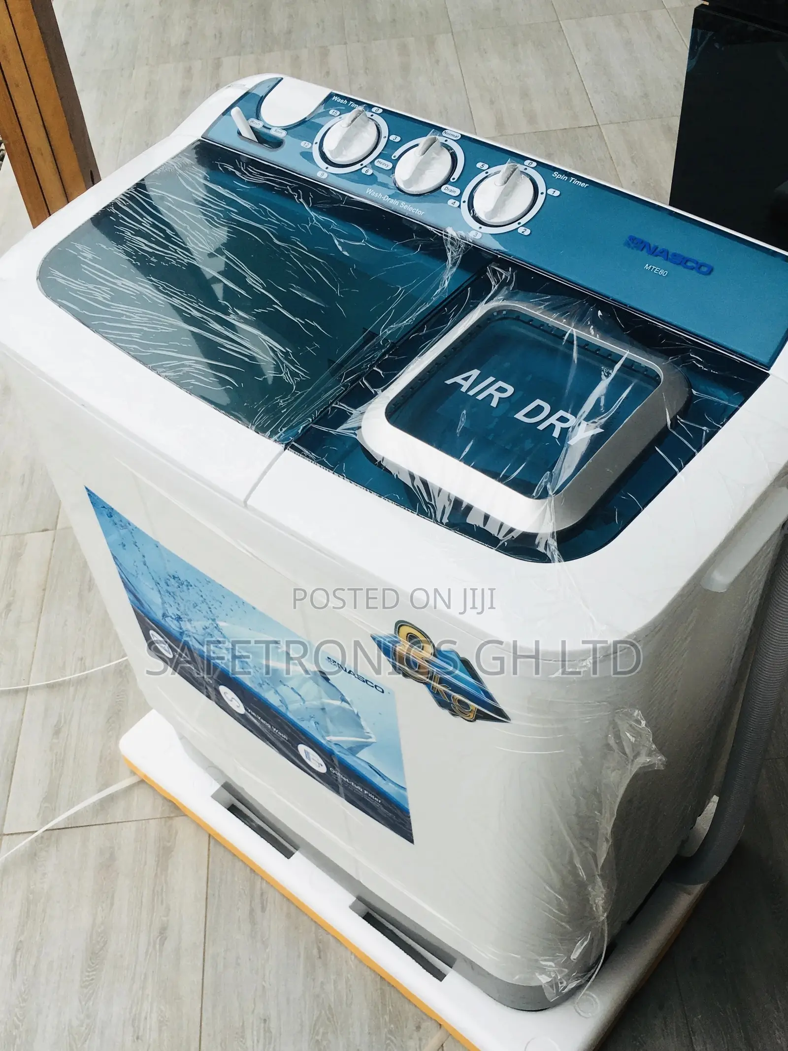 Nasco 8kg Washingmachine Topload Semiautomatic Electric