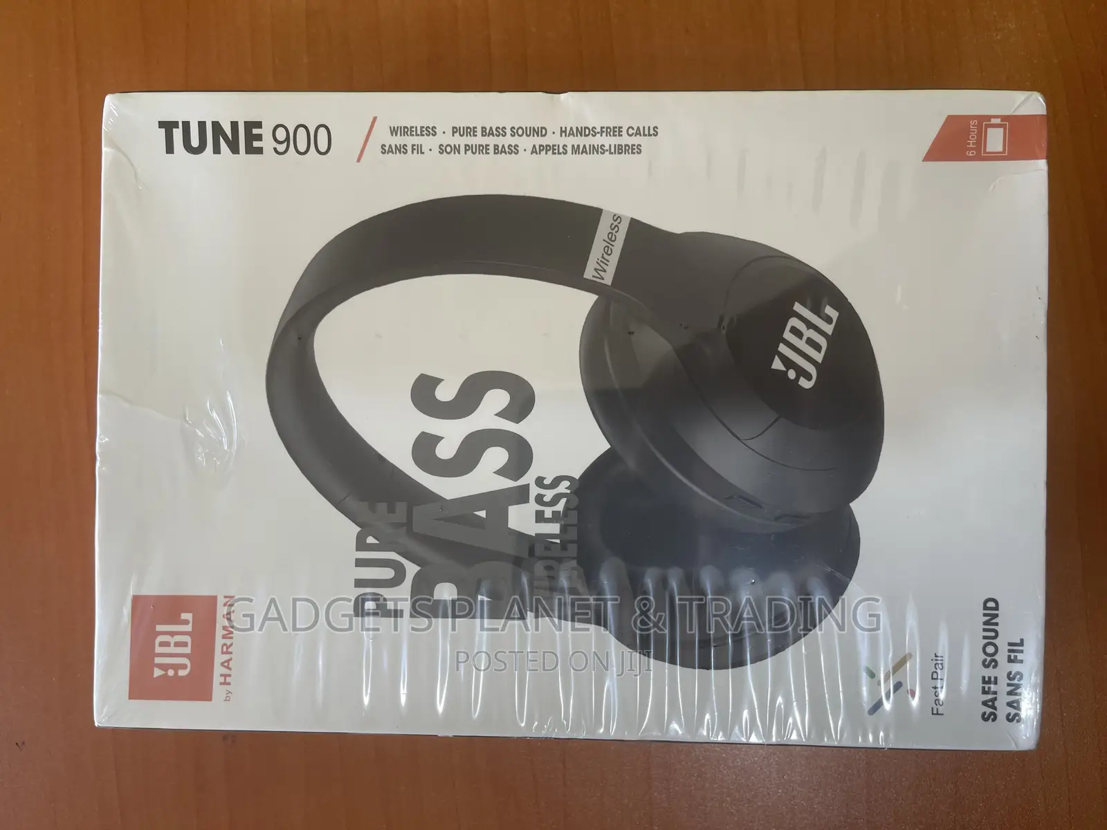 JBL by Harman Pure Bass Wireless Headphone - Tune 900