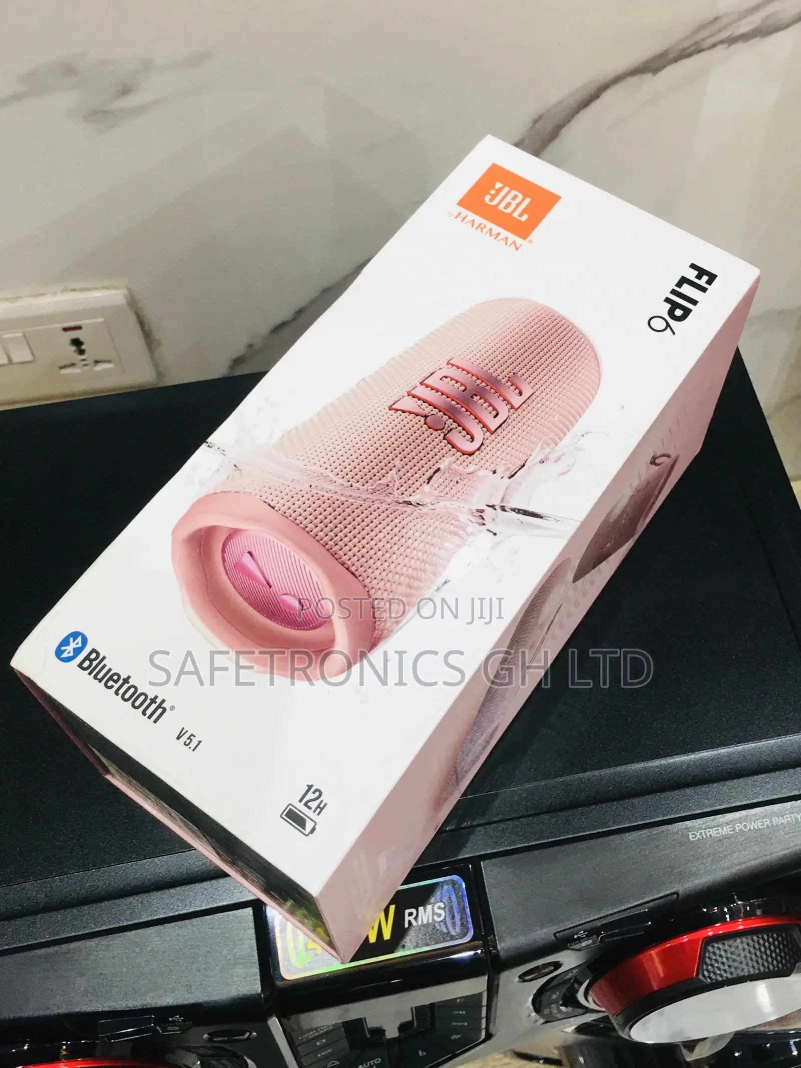 JBL Bluetooth Pink Flip 6 Wireless Elegant Speaker