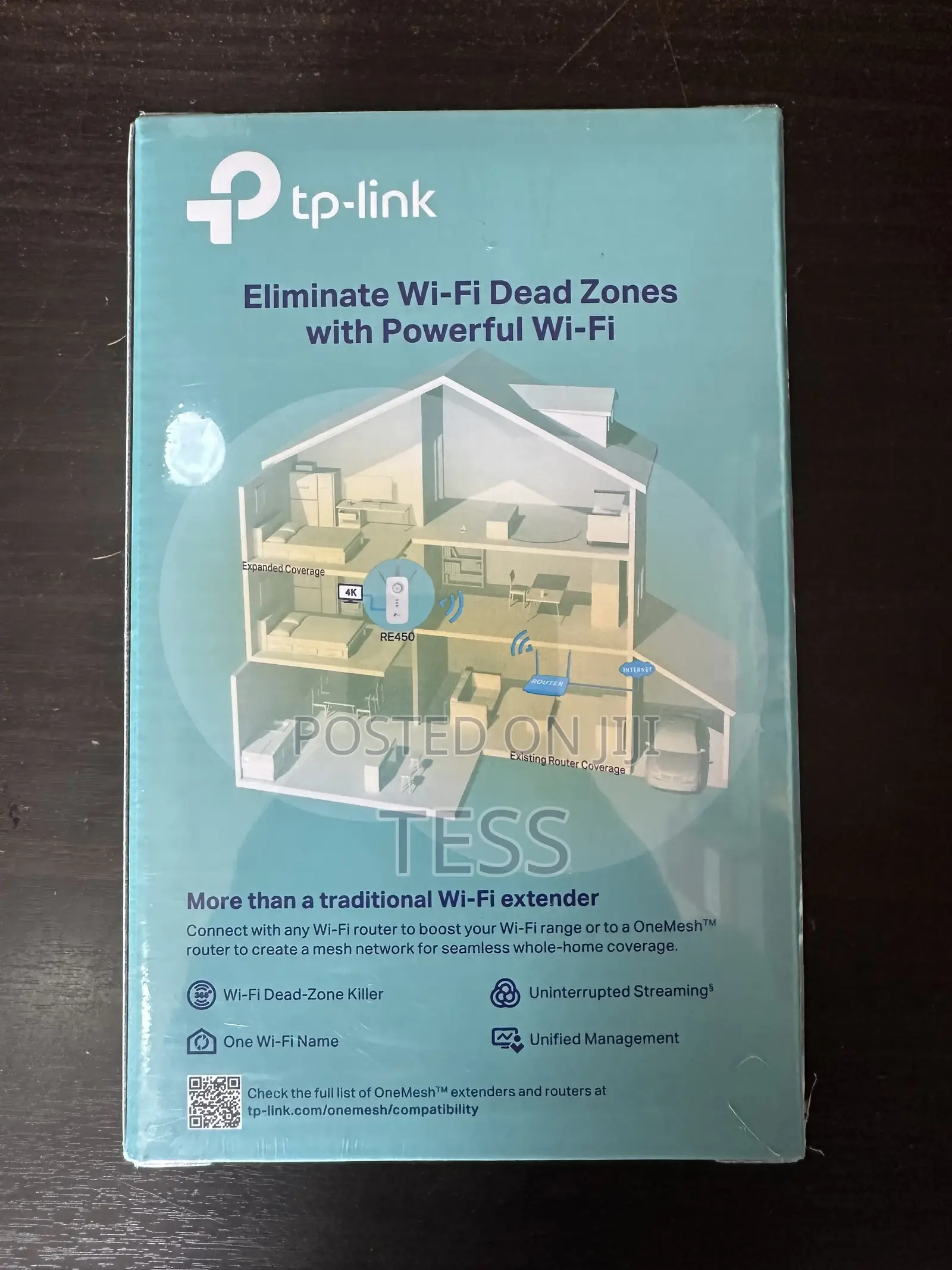 Tp-Link Ac1750 Dual Band Wifi Extender Booster Re450