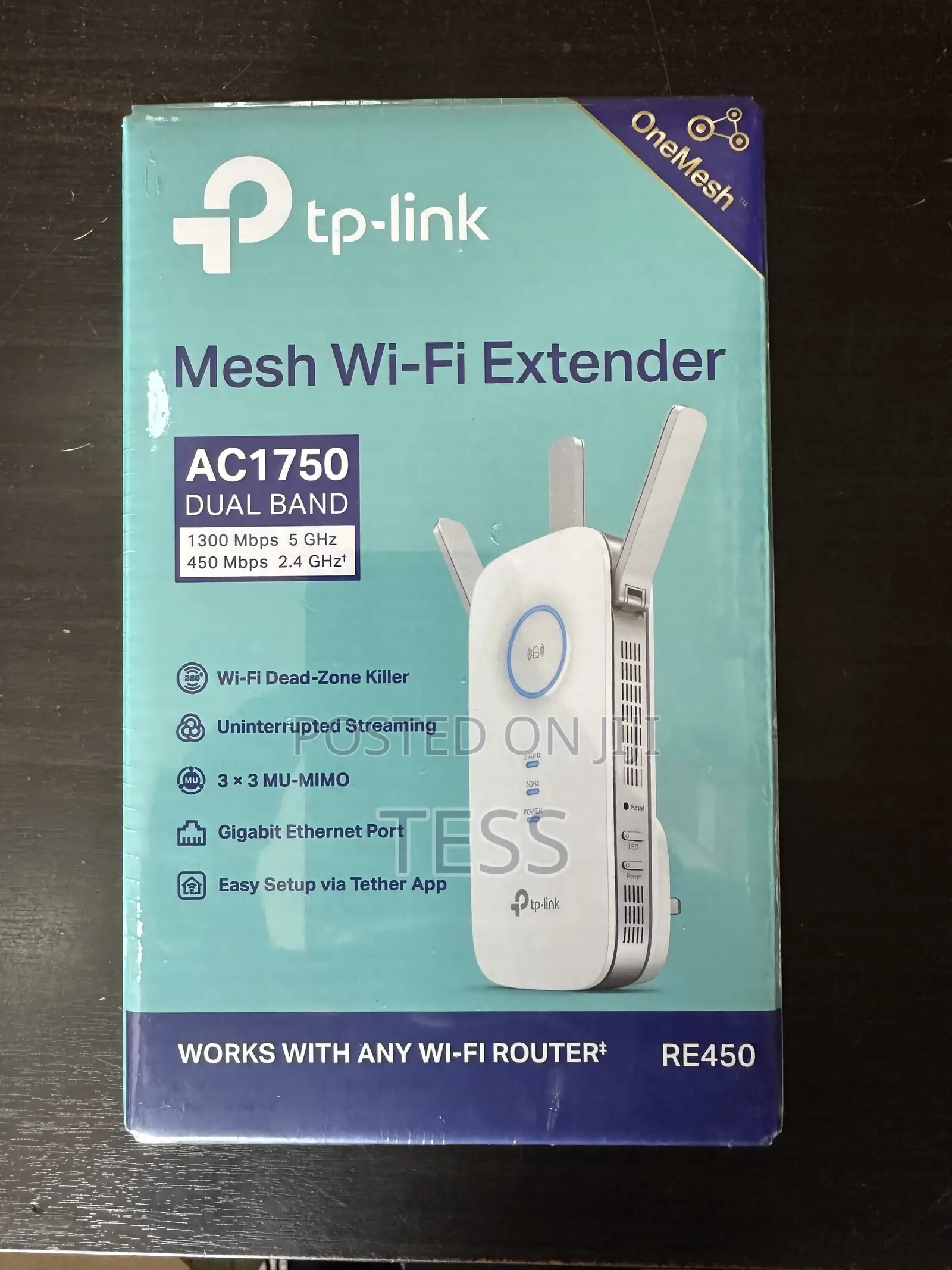 Tp-Link Ac1750 Dual Band Wifi Extender Booster Re450
