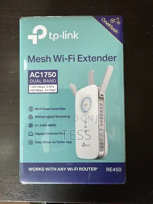 Tp-Link Ac1750 Dual Band Wifi Extender Booster Re450