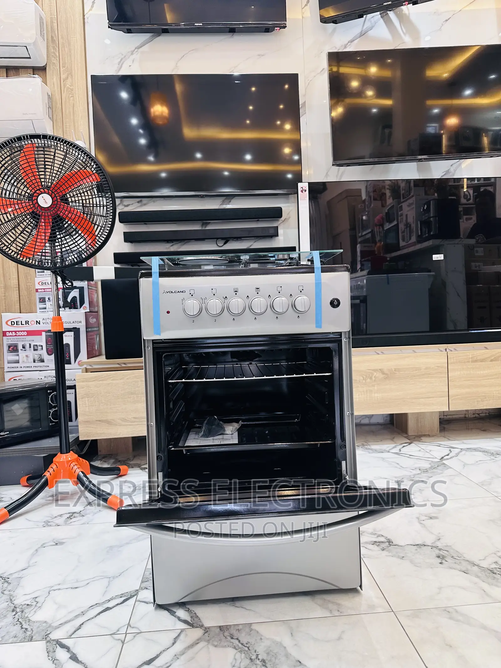 Buy the Best Gas Cooker Oven Grill 4burner Grey
