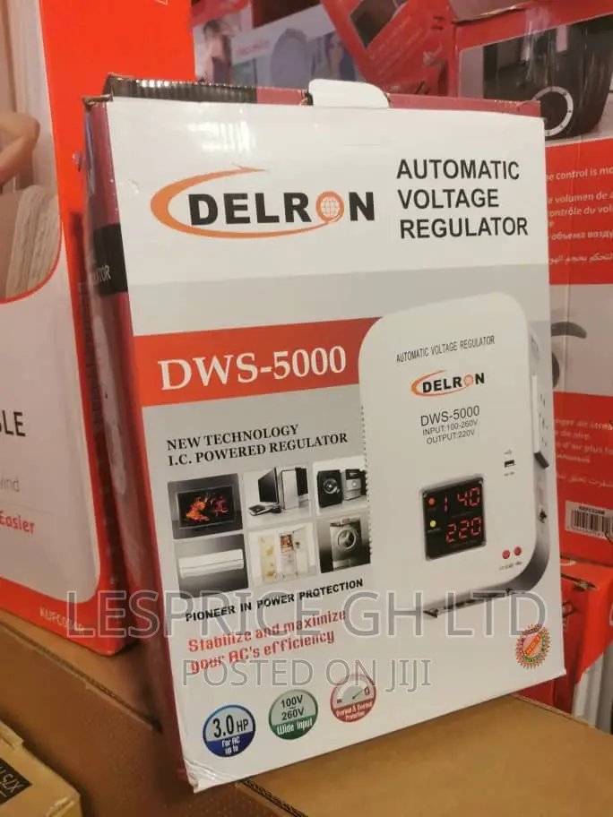 Delron 5000VA Digital Display Stabilizer