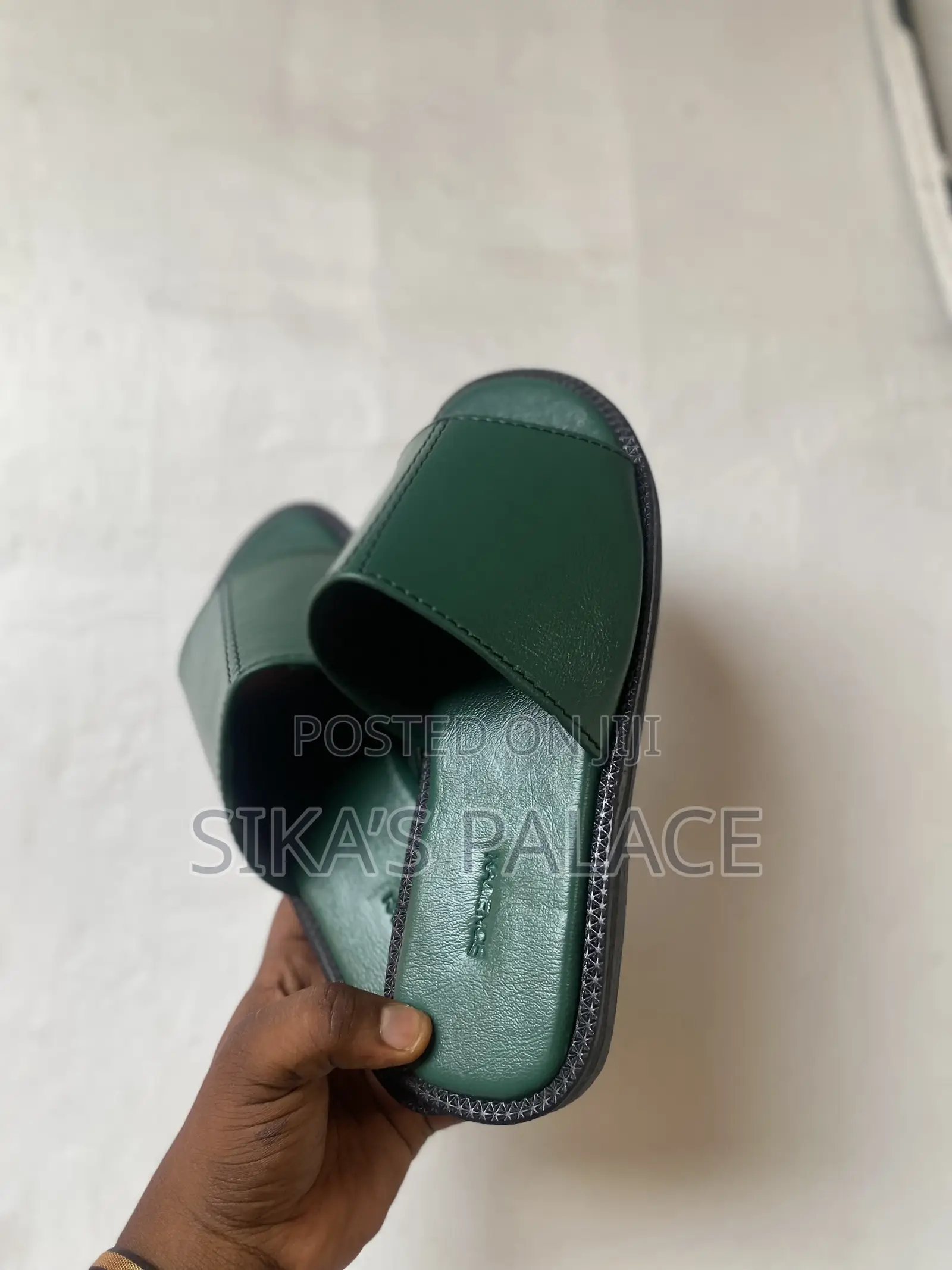 Royal Green Slippers