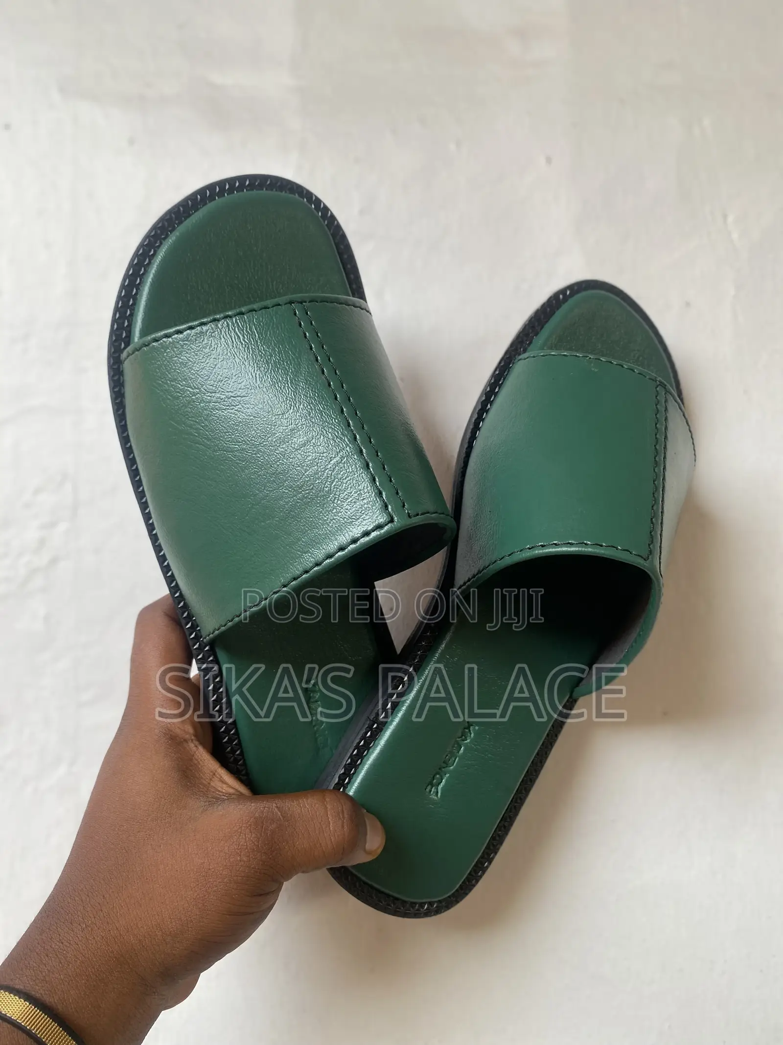 Royal Green Slippers
