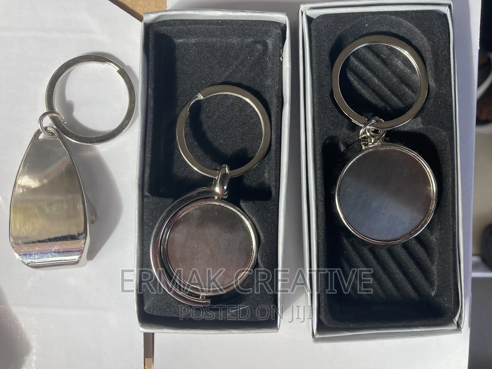 Metallic Doming Keyring