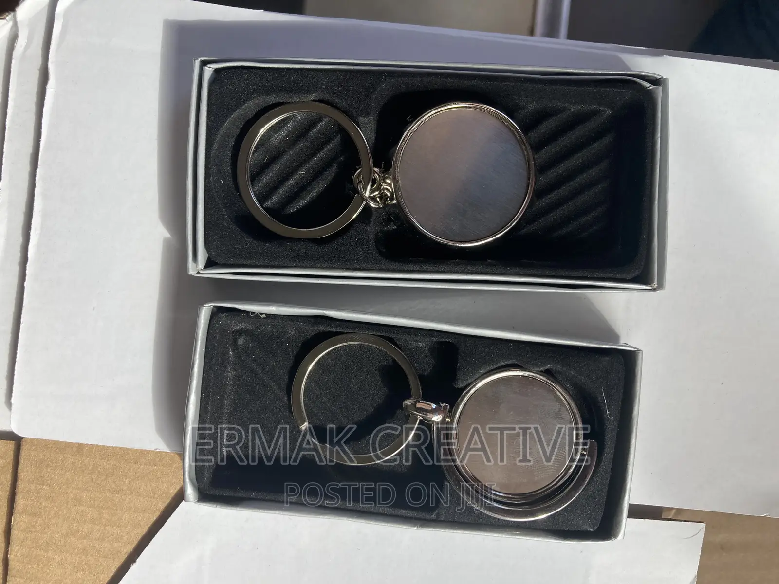 Metallic Doming Keyring