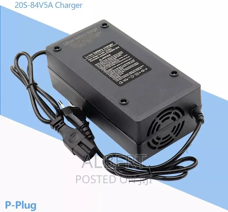 72v 5a Scooter Charger 20s Lithium Battery