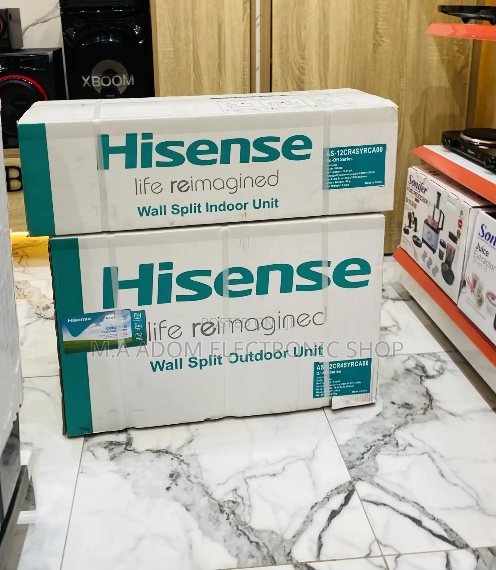 Super Cooling Hisence 1.5hp Split Type Air Conditioner 