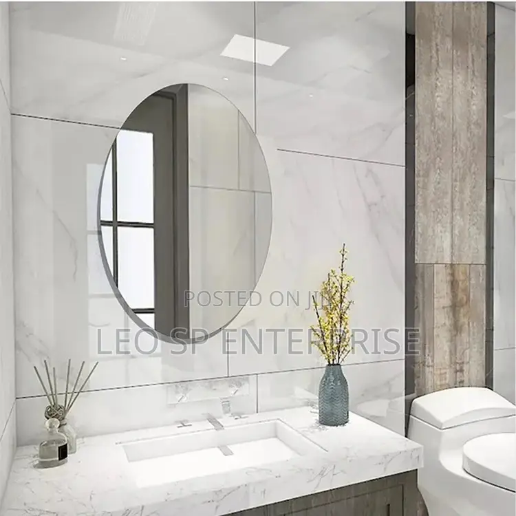 Acrylic Rectangle and Round Sticker Mirror