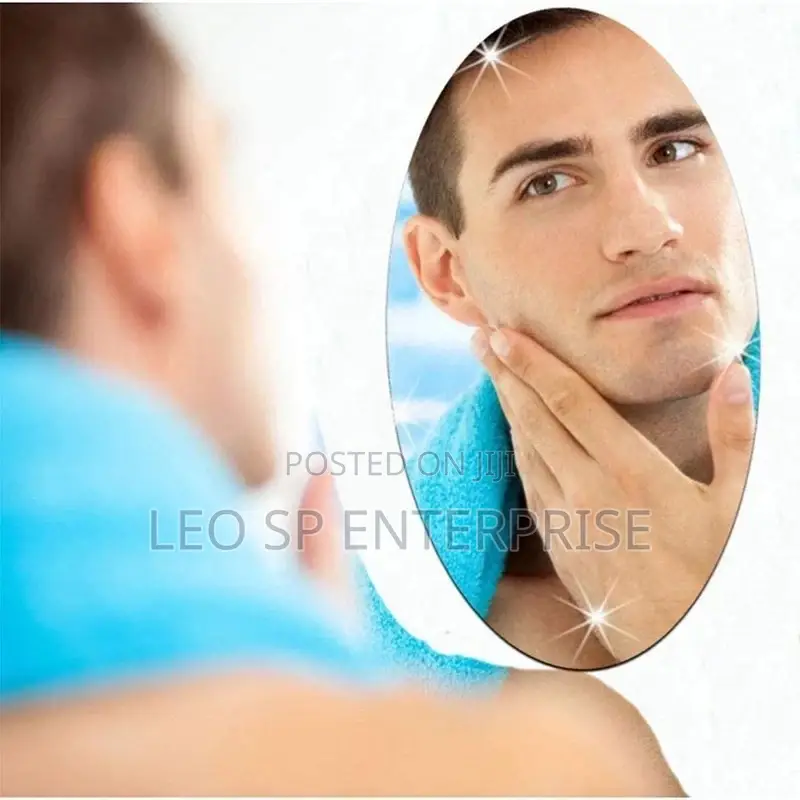 Acrylic Rectangle and Round Sticker Mirror