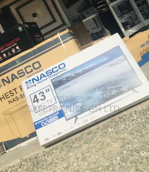 43 Inches Glossy Black Digital Satellite LED Nasco Tv