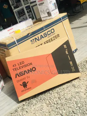 43 Inches Glossy LED Asano Black Smart Satellite Tv