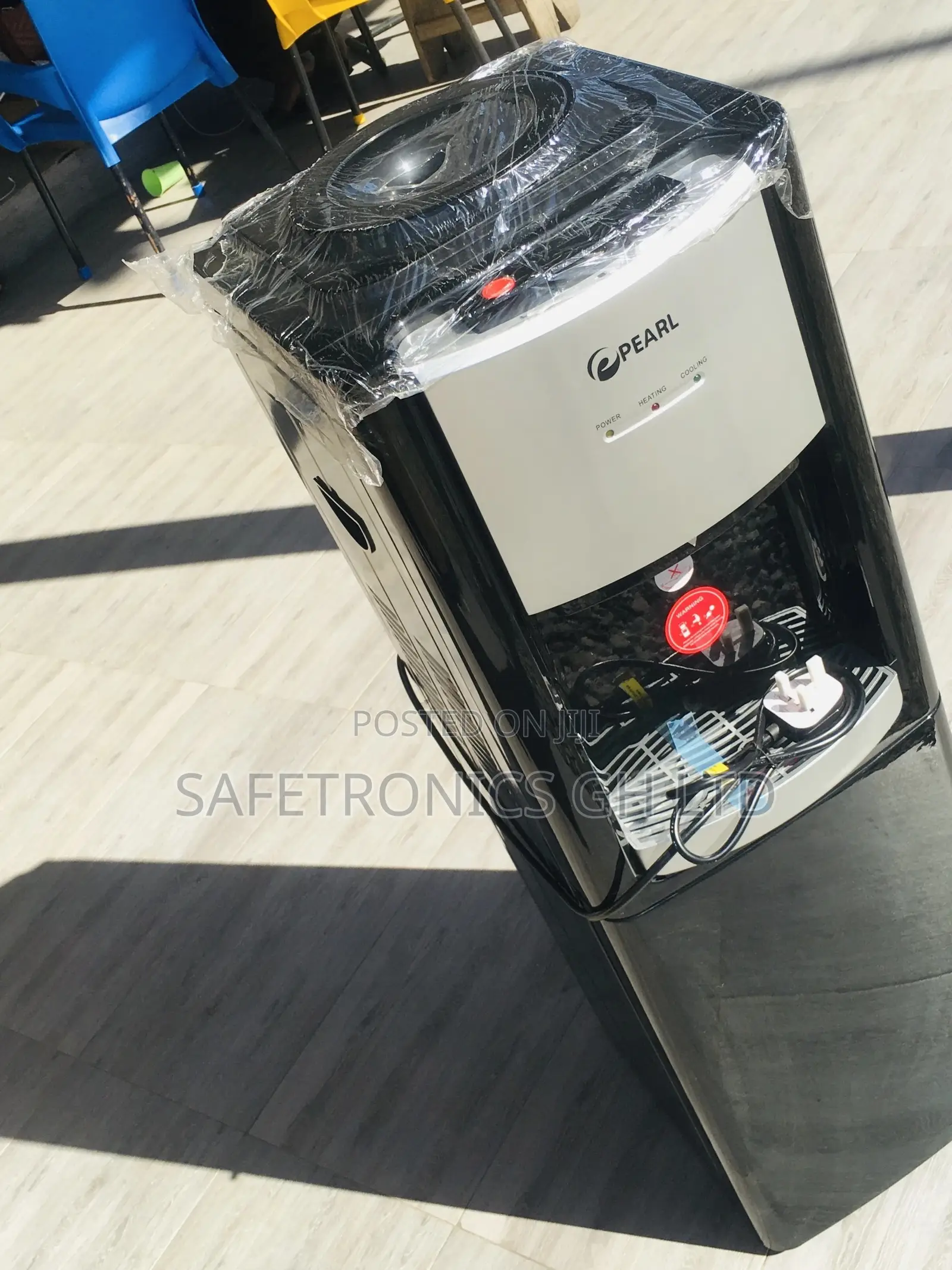 PWD-2008fsl Black Pearl Water Dispenser Hot/Cold 