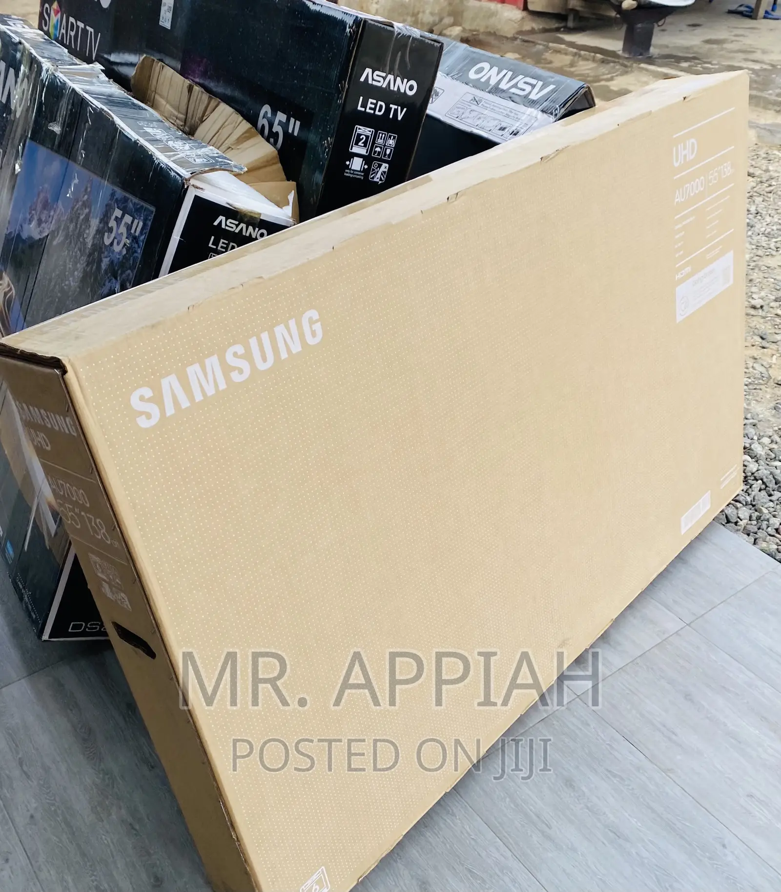 Buy Authentic Samsung 55au7022 55” Uhd Crystal Tv(Black).