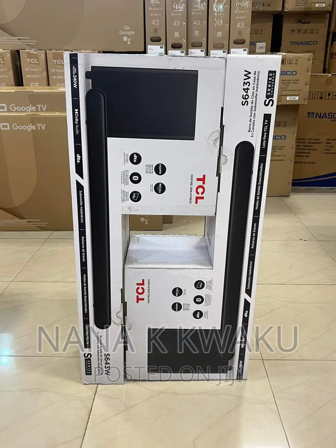 Nice Black_tcl 240watts Sound Bar