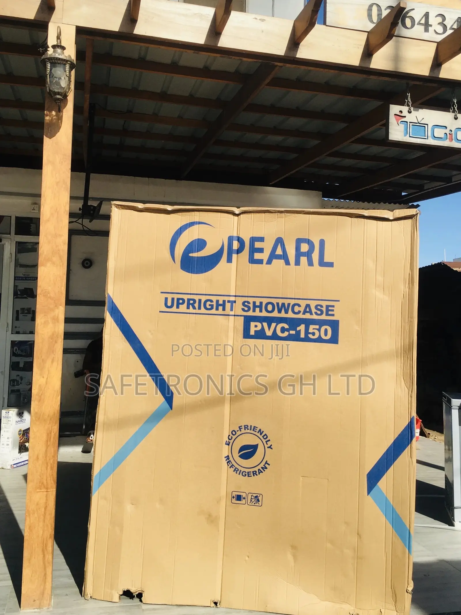 3 Doors Display Electric Glass Pearl PVC-150 950