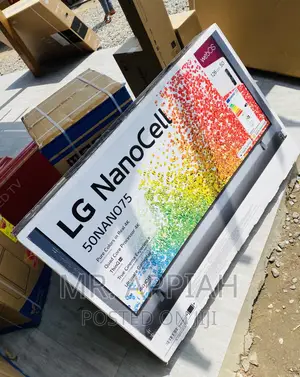 Energy Saving LG 50NANO756 50” Nanocell Smart Tv(Black)