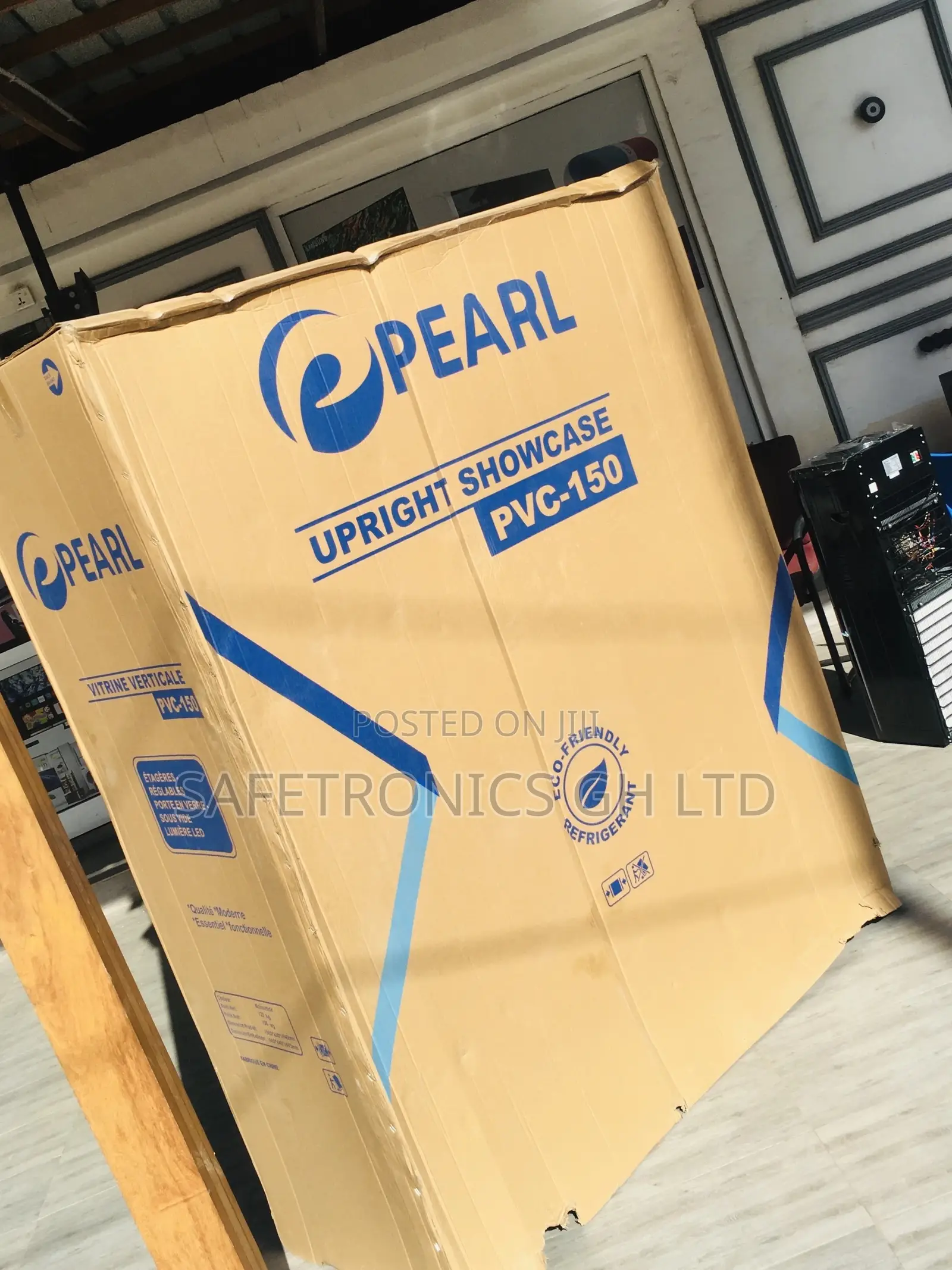 950 Liters Electric PVC-150 Pearl Display Glass Fridge