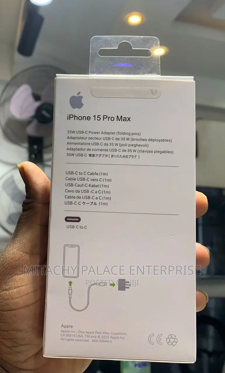 iPhone 15 Pro Max Charger 3 Pin