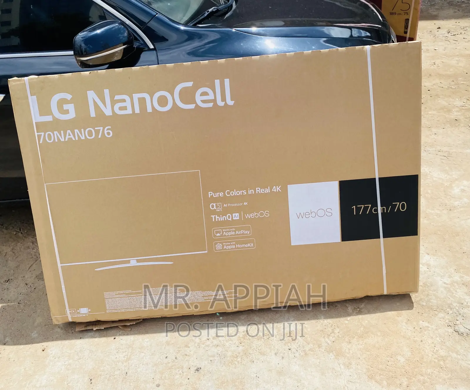 Well Designed LG 70NANO763 70 Inch Uhd Smart Tv(Black).