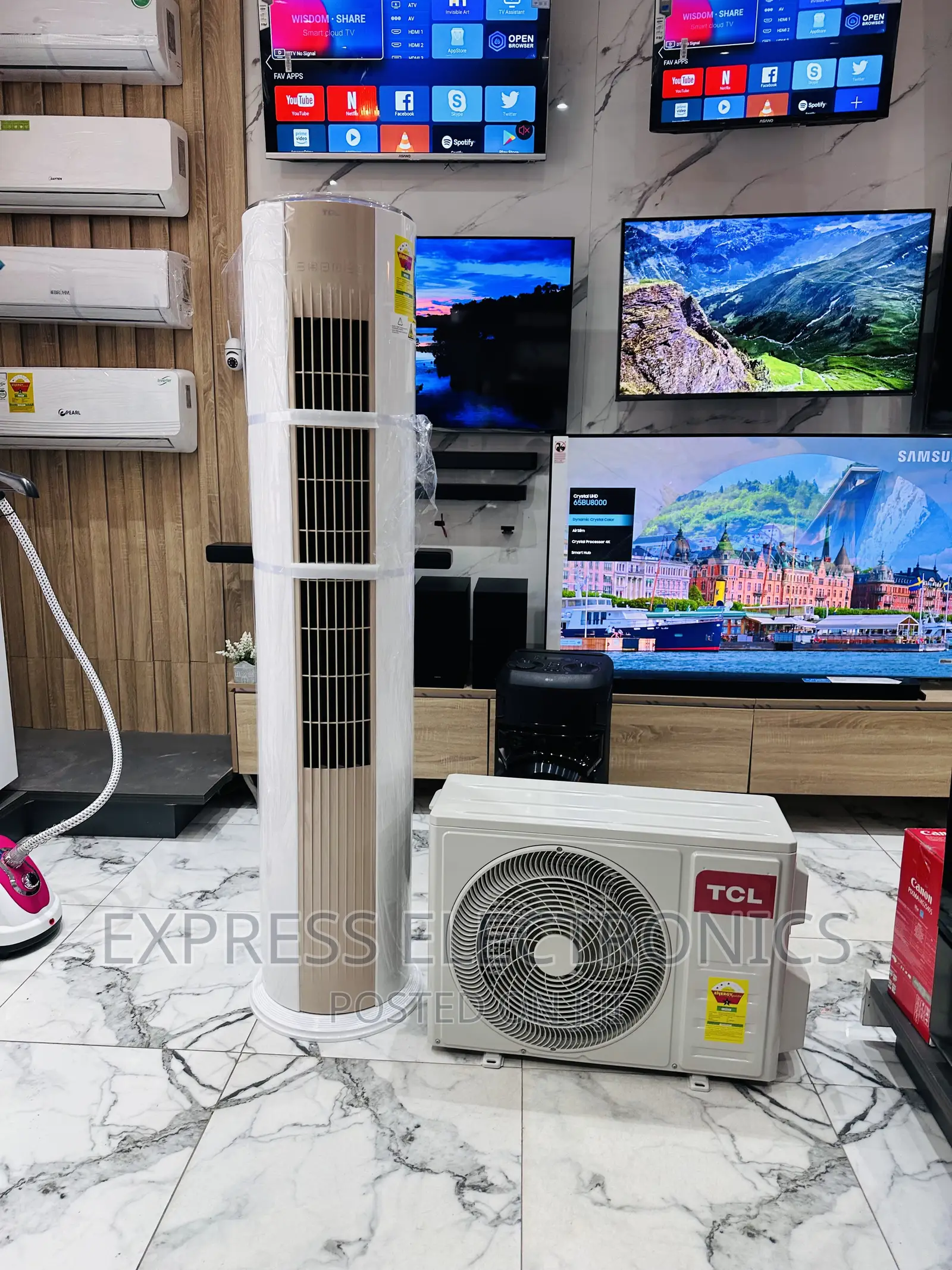 Fire  Proof Electric Box TCL 2.0hp Split Floor Standing AC