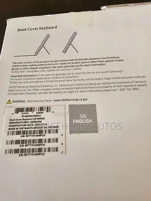 Samsung Official Book Cover Keyboard for Tab S8 Ultra 14.6"