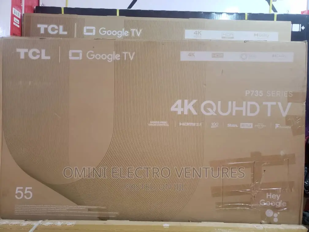 Brand New TCL 55 QUHD Smart Google Tv