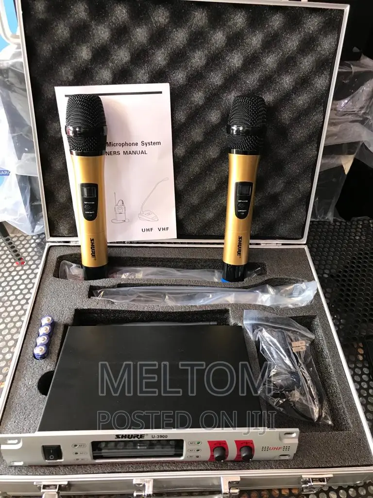 Shure U-3900 2in1 Golden Cordless Microphone