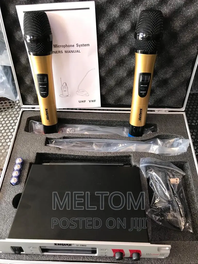Shure U-3900 2in1 Golden Cordless Microphone