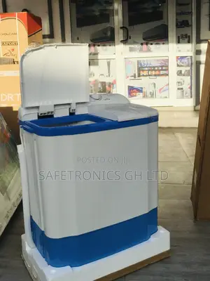 Semiautomatic Topload Washingmachine 7kg Nasco White/Blue