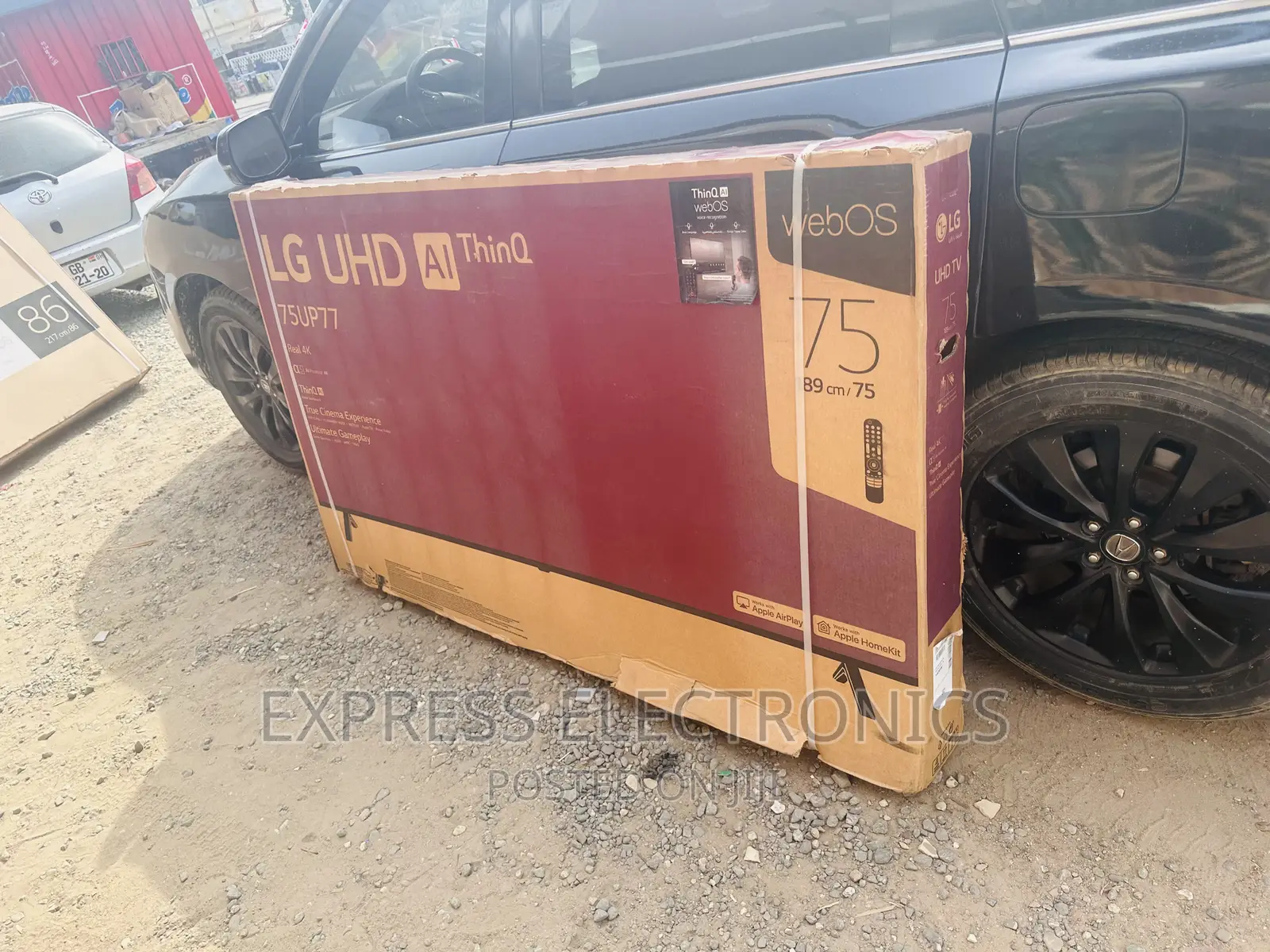 Feel the Reality of Smart UHD Lg 75”UP77 Tv 
