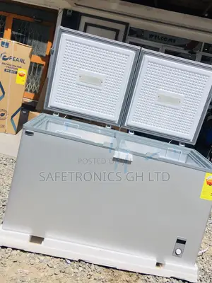 Chestfreezer Nas500fc Doubledoor 425 Liters Gray