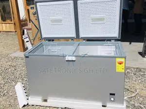 Elegant Chestfreezer Nas500fc Gray Doubledoor 425 Liters