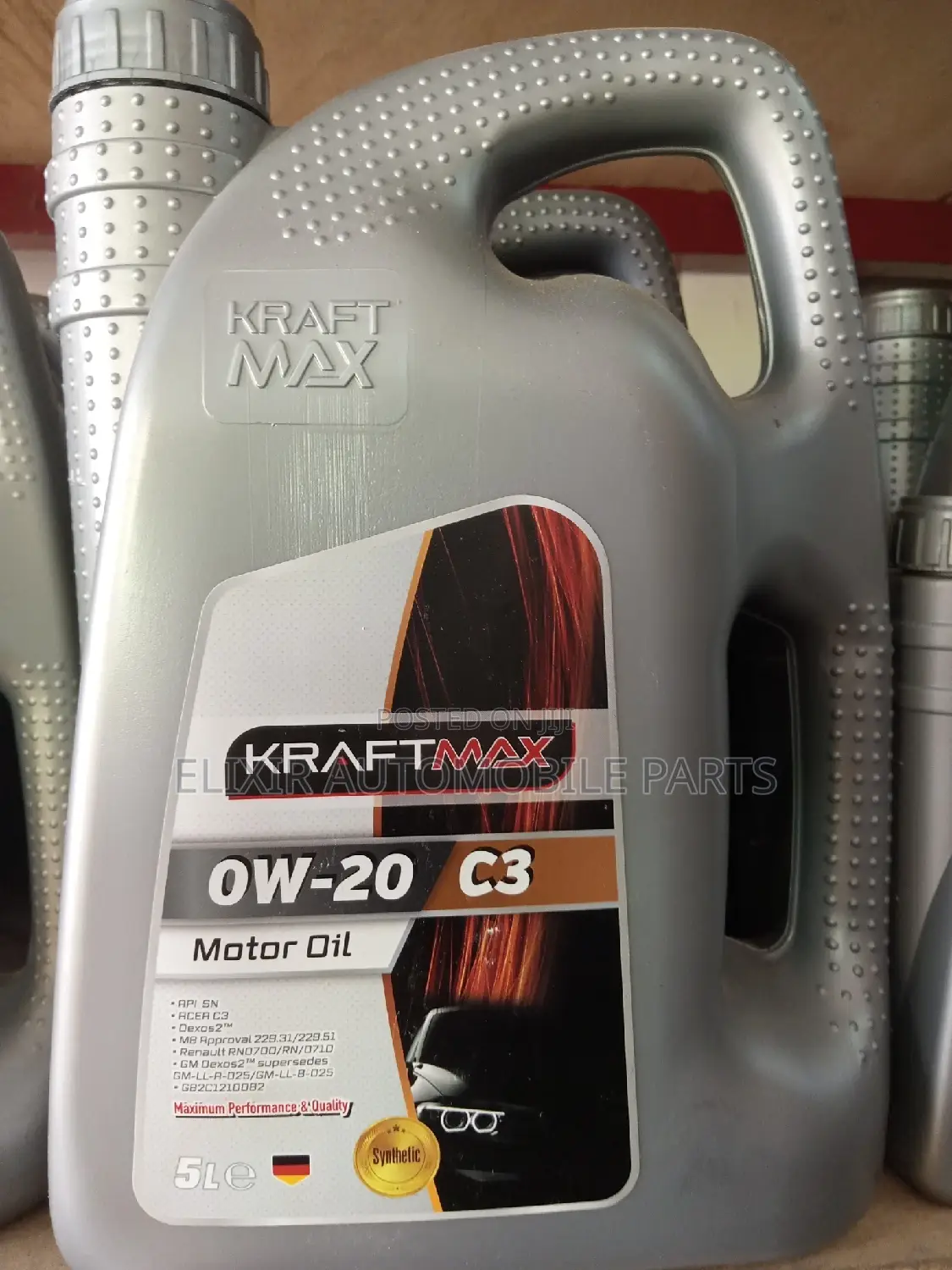 5 Liter Motor Oil From Kraftmax